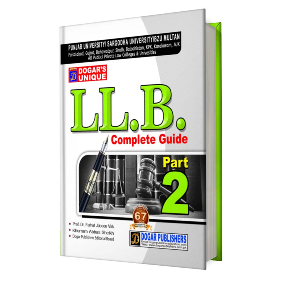 LLB 3 Years Part 2 Guide book