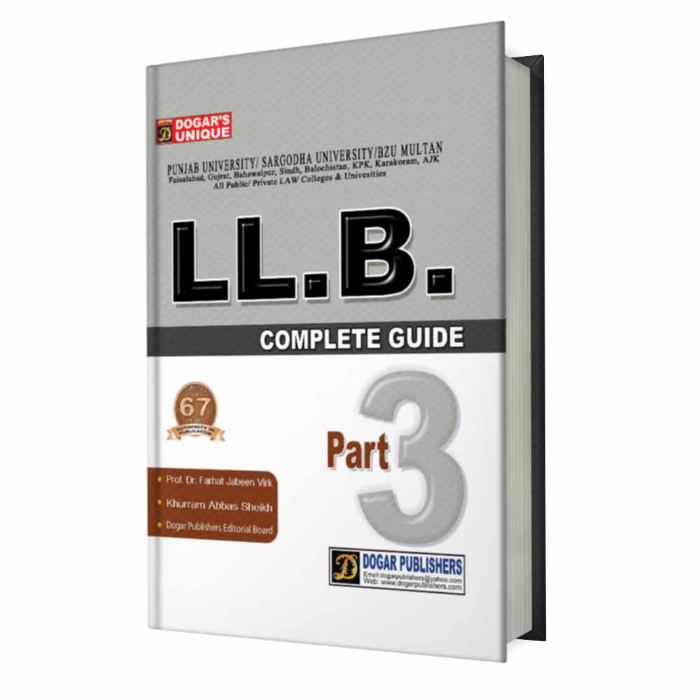LLB Guide 3 Years Part 3 book
