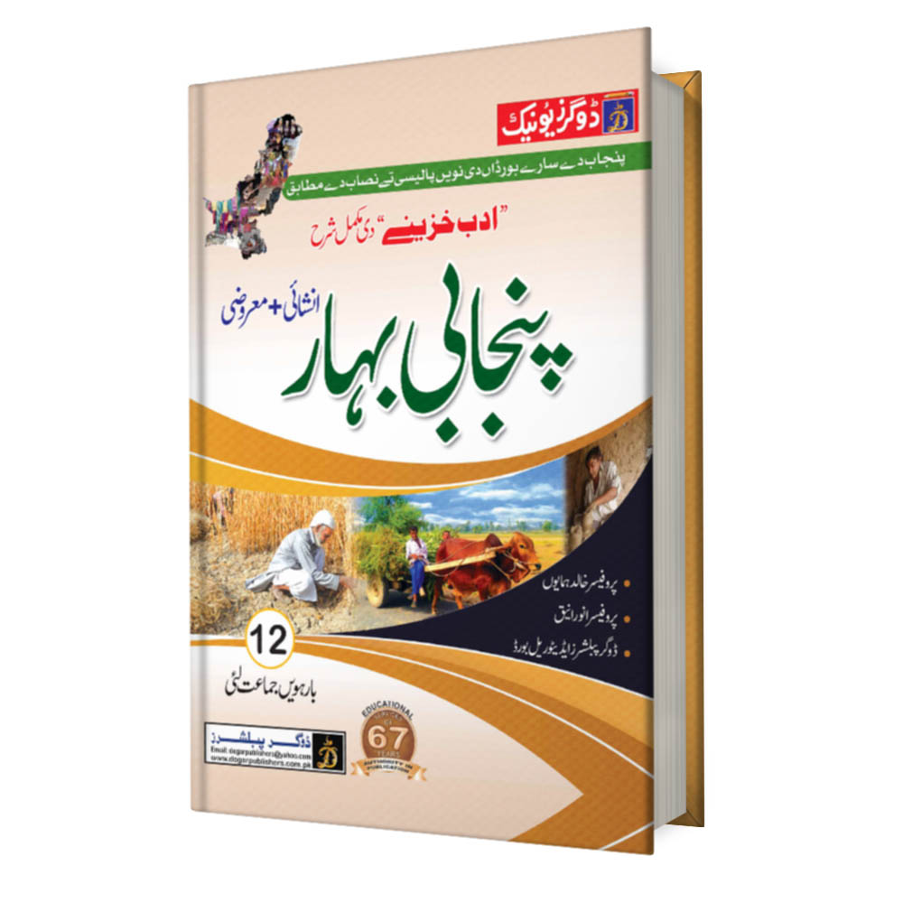 Punjabi Bahar 12 Class book